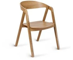 ALDO WOODEN ąžuolinė kėdė : Apdaila - Be apdailos