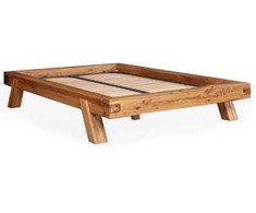 Lova HENRI WILD OAK 180 ąžuolinės lovos rėmas : Apdaila - Be apdailos, Čiužinio dydis - 180x200cm