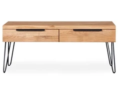HUGO EASY 120cm Ąžuolinė TV konsolė : Apdaila - Be apdailos