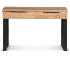 HUGO R 120cm Ąžuolinė konsolė : Apdaila - Aliejuota bespalviu linų sėmenų aliejumi