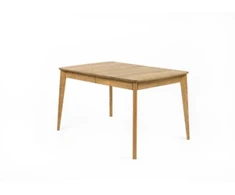 ISKU 130-177,5-225X90cm ąžuolinis, du kartus prasiilginantis stalas : Apdaila - Be apdailos