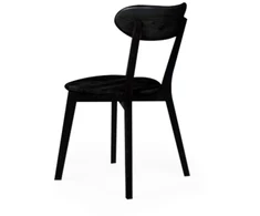 ISKU Juodas WOODEN kėdė