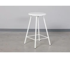 LOFT Baltas pusbario (60cm) taburetė
