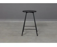 LOFT Juodas pusbario (65cm) taburetė