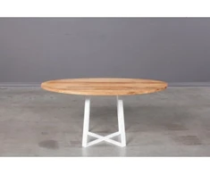 LOFT R ELIPSE Baltas 100X60 ąžuolinis ovalus žurnalinis staliukas baltom kojom : Aukštis - 44cm