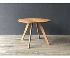 OAKY Ø70 ąžuolinis apvalus žurnalinis staliukas : Apdaila - Be apdailos, Aukštis - 48cm