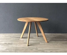 OAKY Ø70 ąžuolinis apvalus žurnalinis staliukas : Apdaila - Aliejuota bespalviu aliejumi su kietaisiais vaškais, Aukštis - 48cm