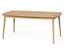 SLAVAN 200-250x100 ąžuolinis, prasiilginantis stalas : Apdaila - Be apdailos