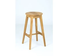 STOOL ąžuolinė baro (69cm) taburetė : Apdaila - Aliejuota bespalviu linų sėmenų aliejumi