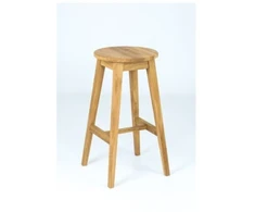 STOOL ąžuolinė baro (69cm) taburetė : Apdaila - Aliejuota bespalviu linų sėmenų aliejumi