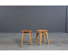 STOOL ąžuolinė taburetė : Apdaila - Be apdailos