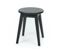 STOOL Juodas ąžuolinė taburetė