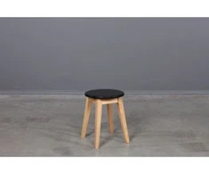 STOOL Juodas TOP ąžuolinė taburetė