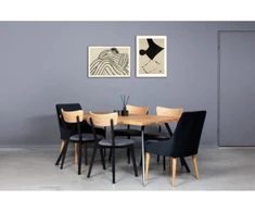 TORI 160X100 ąžuolinis stalas : Apdaila - Be apdailos, Stalviršio briauna - Lygi