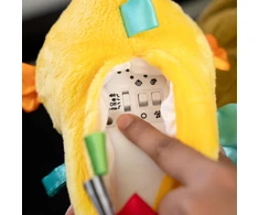 BABY EINSTEIN raminantis pliušinis žaislas Seahorse Soother, geltonas, 17400-000