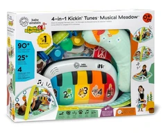 BABY EINSTEIN žaidimų kilimėlis 4-in-1 Kickin Tunes Musical Meadow, 17447