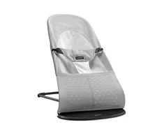 BABYBJORN gultukas Balance Soft Mesh, sidabrinis/baltas, 005129A