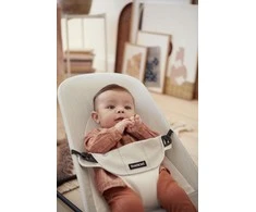 BABYBJORN gultukas Balance Soft Mesh, sidabrinis/baltas, 005129A