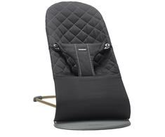 BABYBJORN gultukas BLISS Cotton Classic Quilt, juodas + žaislas, 606130 (Nemokamas pristatymas)