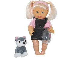 BAMBOLINA Lėlė Nena su šuniuku 36cm, BD131
