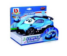 BB JUNIOR Automobilis Divo Bugatti šviečianti ir grojanti, mėlyna, 16-81208