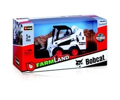 BBURAGO 10cm statybinė transporto priemonė Bobcat, assort., 18-31800