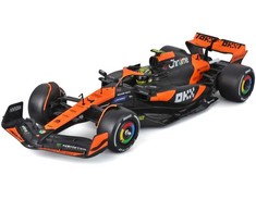 BBURAGO 1:24 automodelis su ekspozicine dėžute F1 McLaren MCL38, 18-28033 (Ekspozicinė prekė)