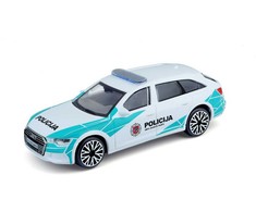 BBURAGO 1:43 automodelis Audi A6 Avant Lietuvos policija, 18-30415LT