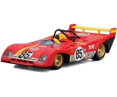 BBURAGO 1:43 lenktyninis automodelis Ferrari 312 P 1972, 18-36302