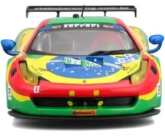 BBURAGO 1:43 lenktyninis automodelis Ferrari 458 Italia GT3 2015, 18-36305