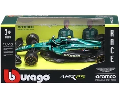 BBURAGO automodelis Aston Martin AMR25 (2025) #14 Alonso ir #18 Stroll, 18-38250