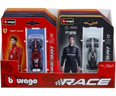 BBURAGO F1 automodeliai 1/64, asort., 18-60165
