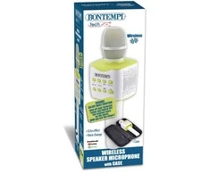 BONTEMPI įkraunamas mikrofonas su garsiakalbiu ir dėklu, 48 5120