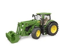 BRUDER traktorius John Deere 7R 350 su priekiniu krautuvu, 03151