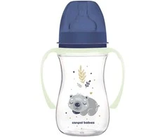 CANPOL BABIES Anti-colic buteliukas 240 ml EasyStart Sleepy Koala, 35/237_blu