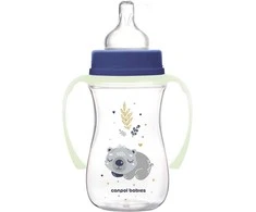 CANPOL BABIES Anti-colic buteliukas 240 ml EasyStart Sleepy Koala, 35/237_blu