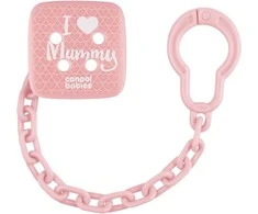 CANPOL BABIES čiulptuko laikiklis I LOVE MUMMY, Rožinė, 2/434_pin