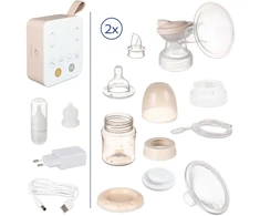 CANPOL BABIES dvigubas elektrinis pientraukis su nosies aspiratorium, Expresscare, 12/212