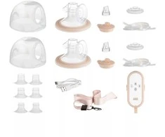 CANPOL BABIES dvigubi nešiojami pientraukiai dėvimi liemenėlėje MilkShell, 20/106