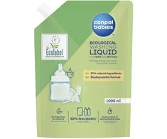 CANPOL BABIES ekologiškas žindukų ir buteliukų plovimo skystis, papildymas, 1000 ml, 1/501