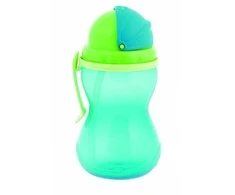 Canpolbabies CANPOL BABIES gertuvė su šiaudeliu 370ml 56/113_blue2