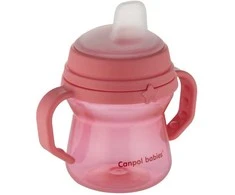 Canpol babies gertuvė su silikoniniu snapeliu FirstCup 150ml (56/614_pin)