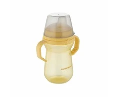 Canpol babies gertuvė su silikoniniu snapeliu FirstCup 250ml (56/615_yel)