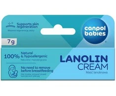 CANPOL BABIES lanolino kremas speneliams, 7 g, 14/000