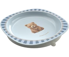 CANPOL BABIES lėkštė su pritvirtinimu, 23 cm, Woodland Mėlyna, 32/403_BLU