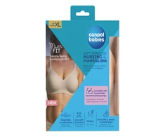 CANPOL BABIES liemenėlė žindymui ir pieno nutraukimui MUM FIT, XL dydis, 78/016