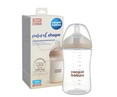 CANPOL BABIES maitinimo buteliukas su žinduku NATURAL SHAPE, 260 ml, 35/401