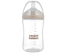 CANPOL BABIES maitinimo buteliukas su žinduku NATURAL SHAPE, 260 ml, 35/401