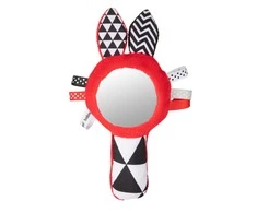Canpol babies Minkštas kontrastinis žaislas su garsu ir veidrodžiu SENSORY TOYS 68/080