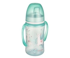 CANPOL BABIES mokomasis puodelis EasyStart EXOTIC ANIMALS, 240 ml, 35/208_gre